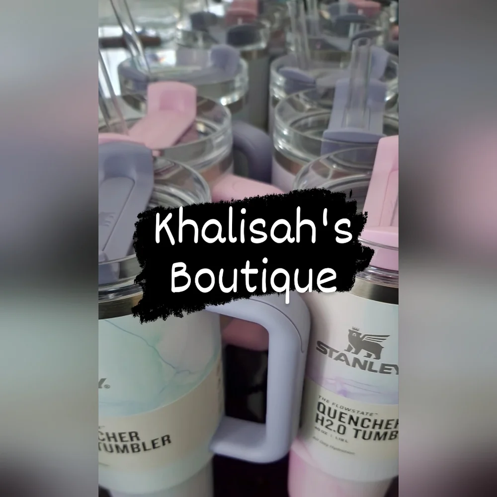 NWT TWO Limited Edition Stanley 40oz H2.0 Flowstate Quencher Tumbler Watercolors - Picture 9 of 12